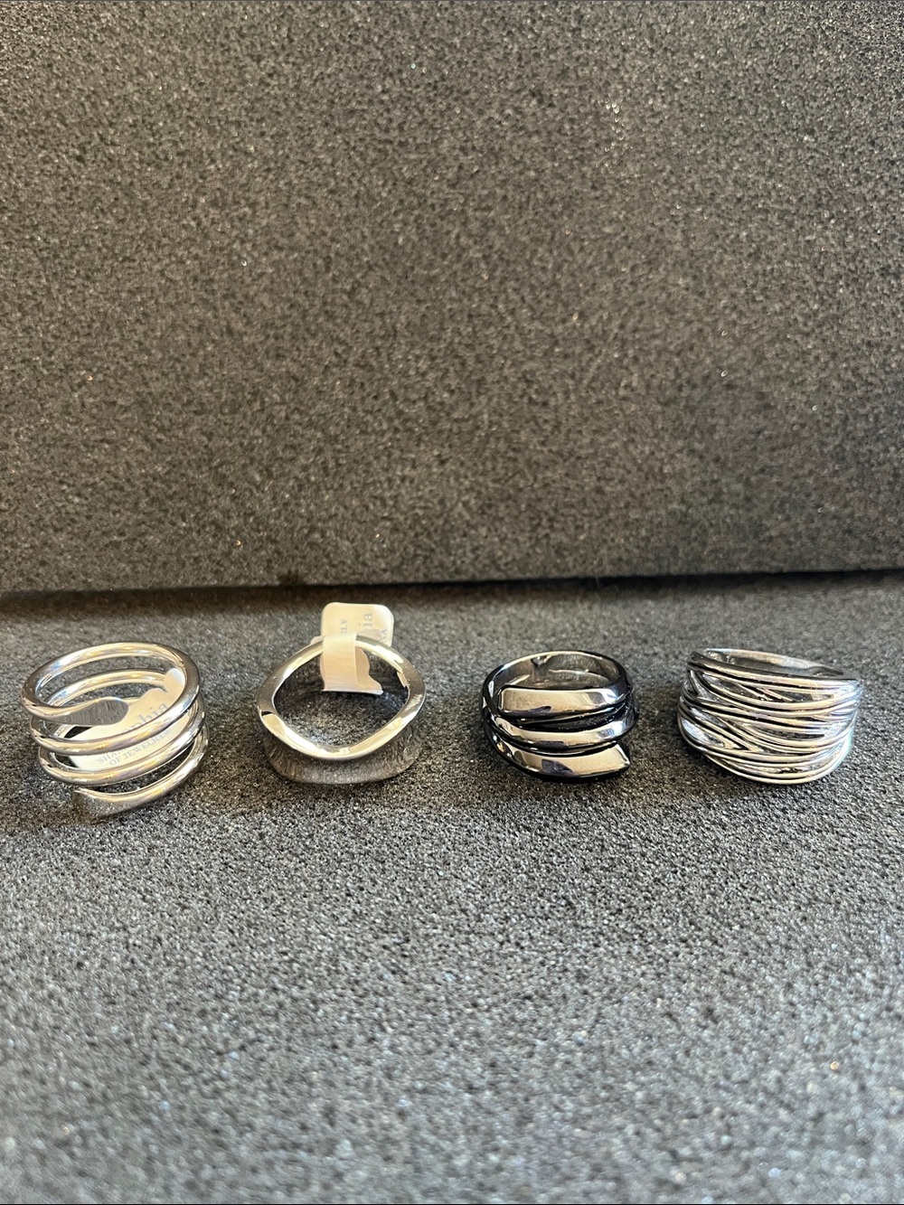 Lia Sophia Ring Bundle - Set of 4